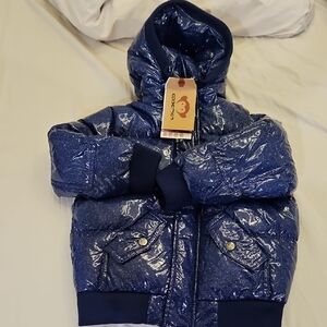 Appaman Shiny Blue Puffer Jacket